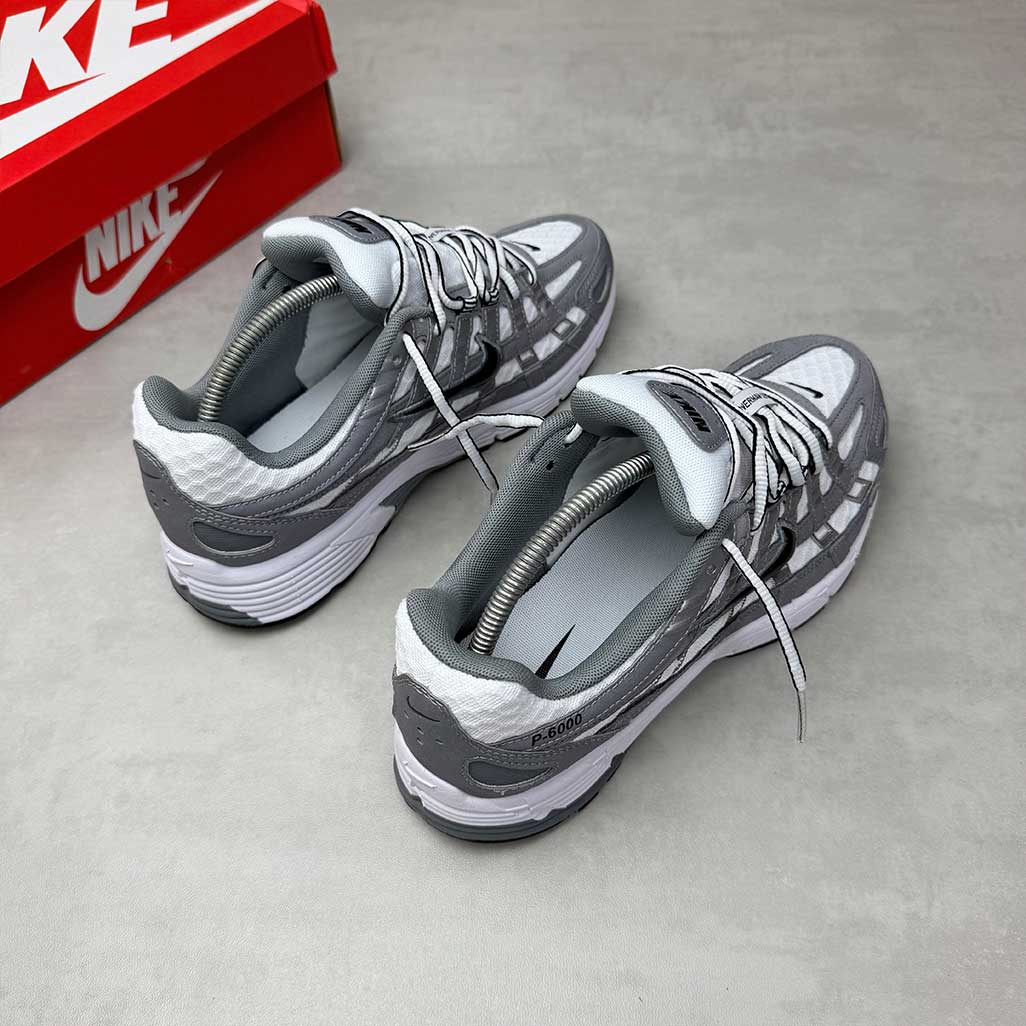 Nike P-6000 White Metallic Cool Grey