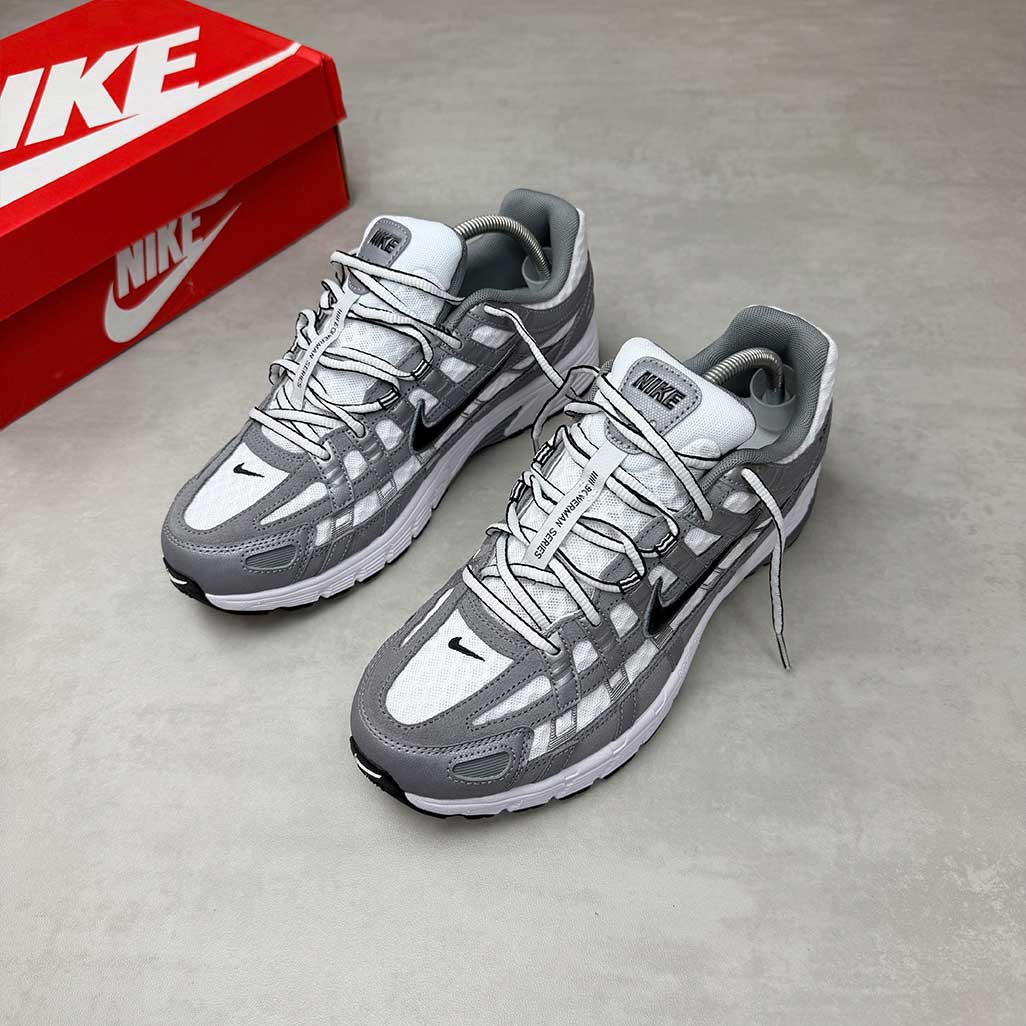 Nike P-6000 White Metallic Cool Grey