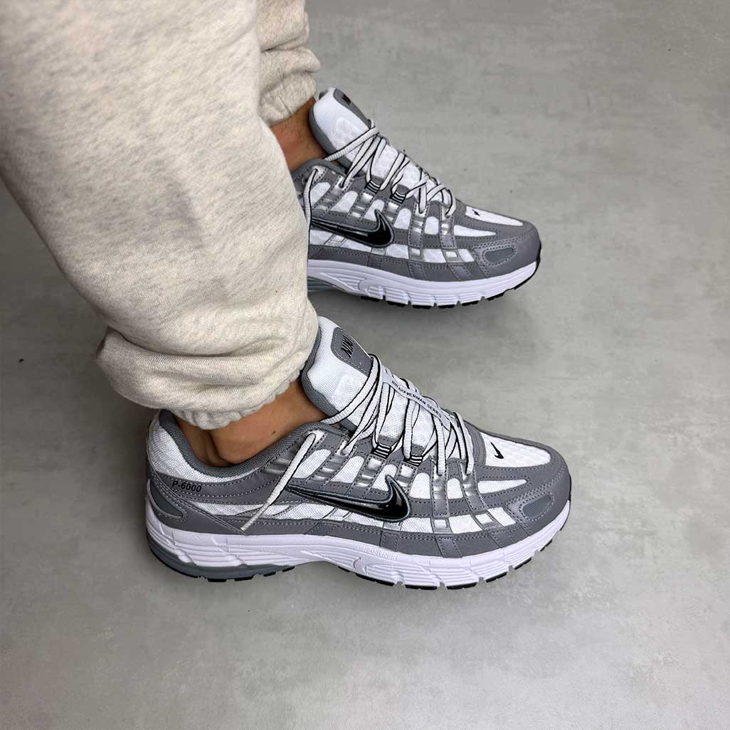 Nike P-6000 White Metallic Cool Grey