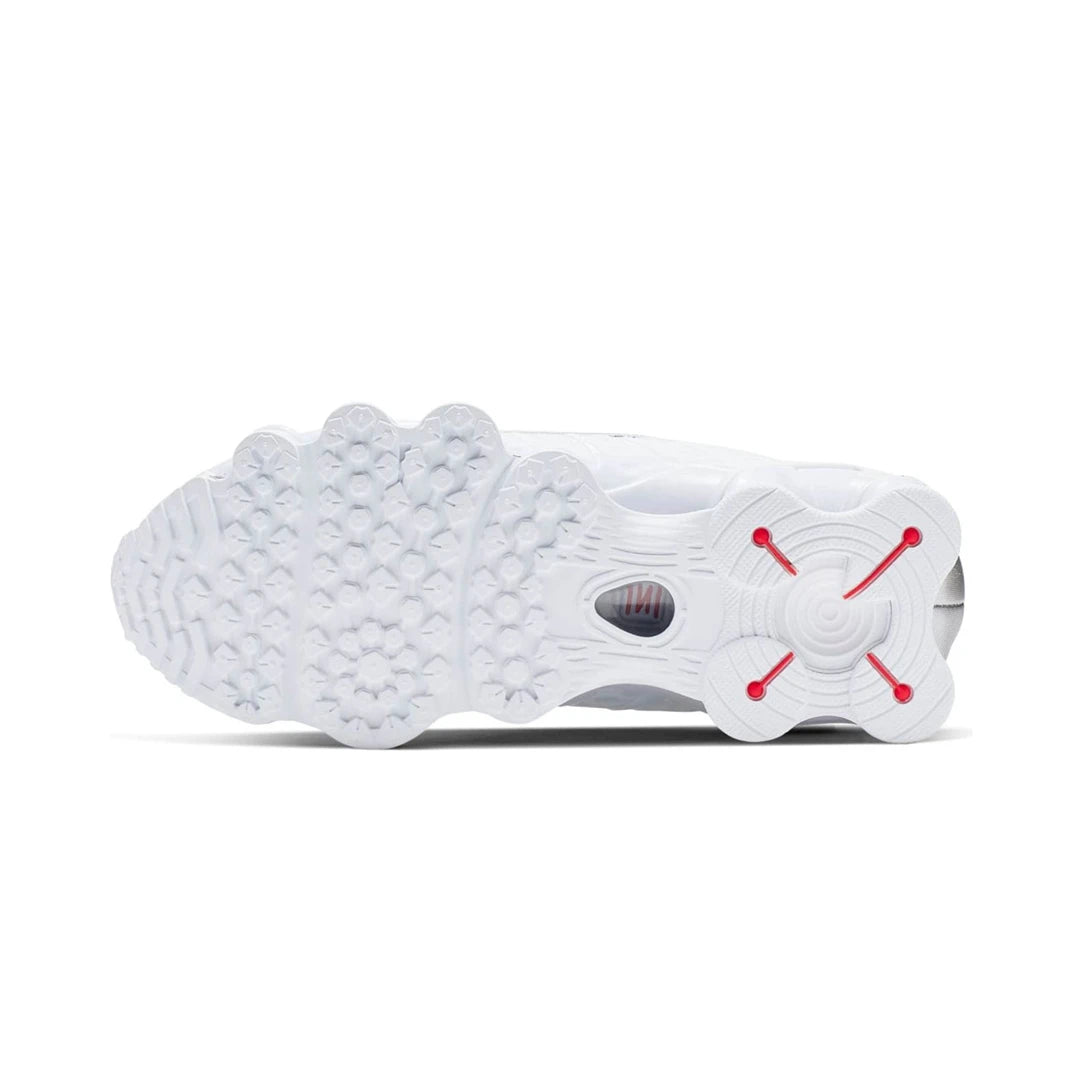 Nike Shox TL White Metallic Silver Max Orange - 6