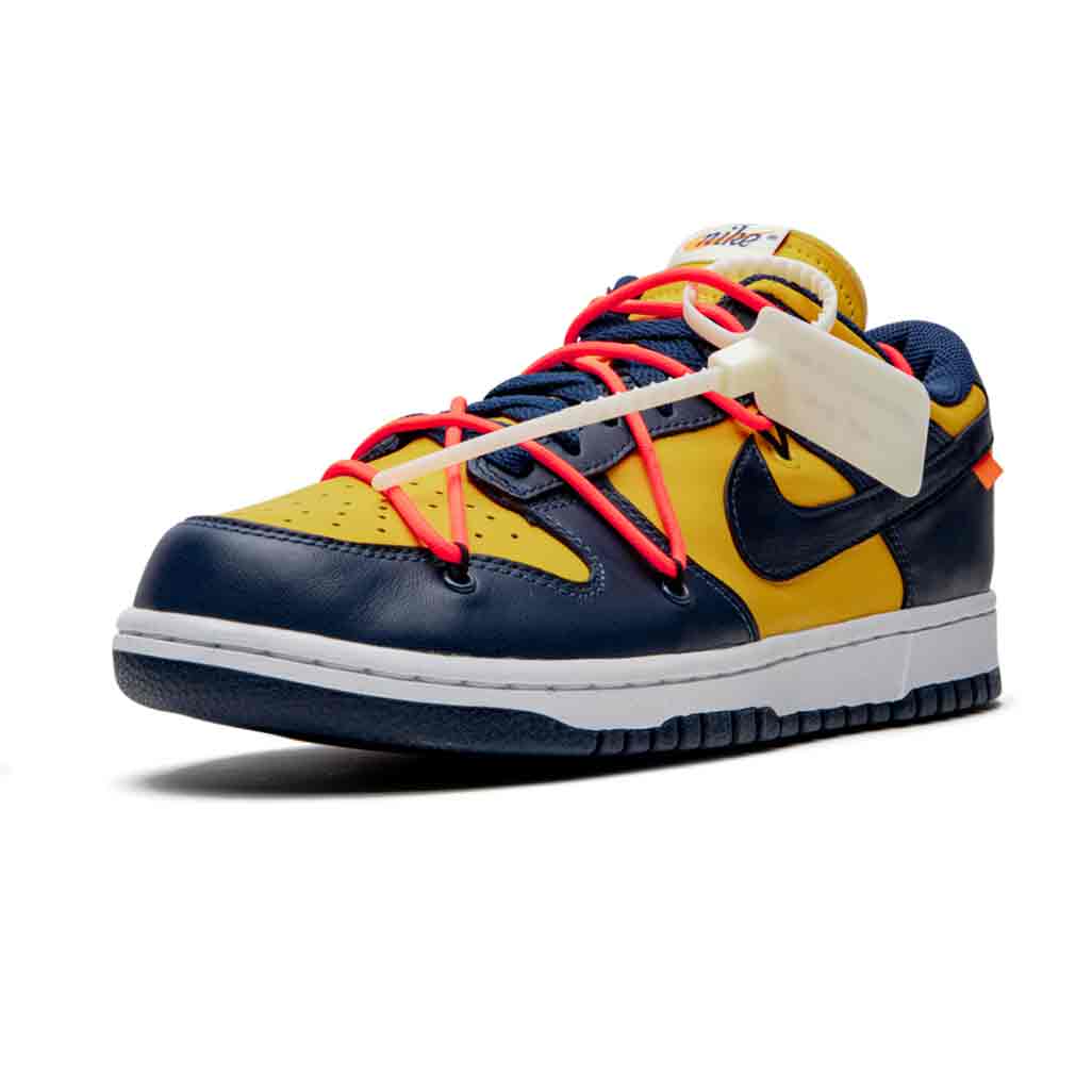 OFF-WHITE x Nike Dunk Low 'University Gold'