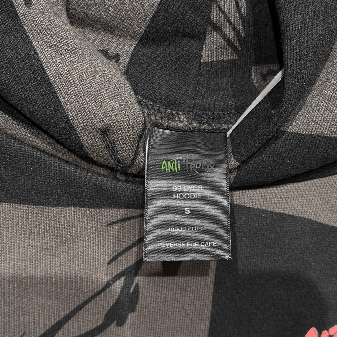 Chrome Hearts Matty Boy 99 Eyes Pullover Hoodie Black/Grey