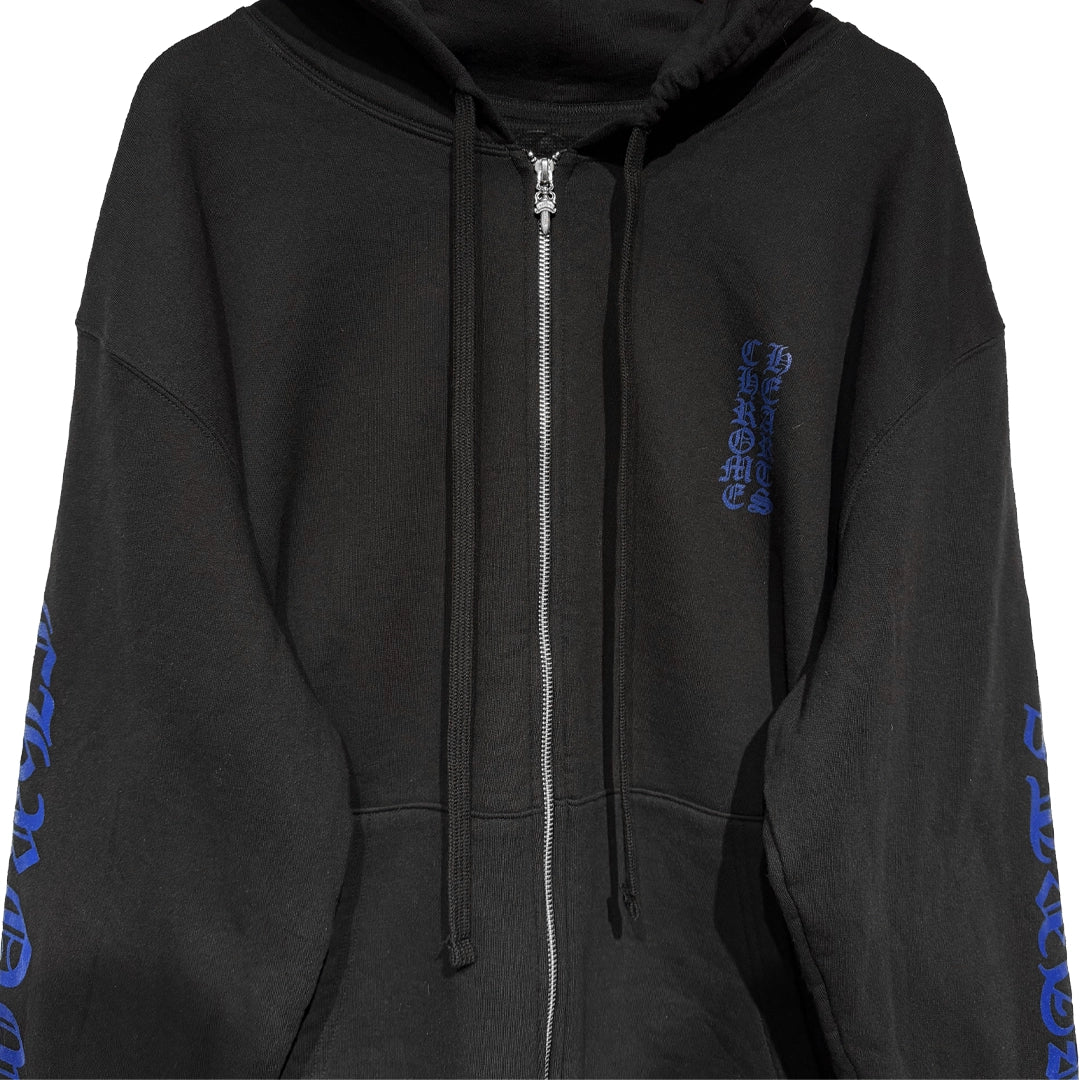 Chrome Hearts Thermal Zip-Up  Hoodie Black/Blue