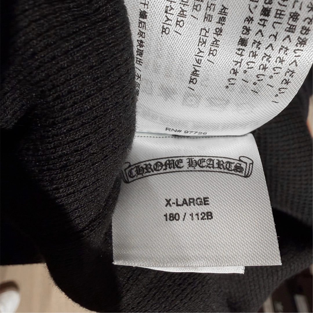 Chrome Hearts Thermal Zip-Up  Hoodie Black/Blue