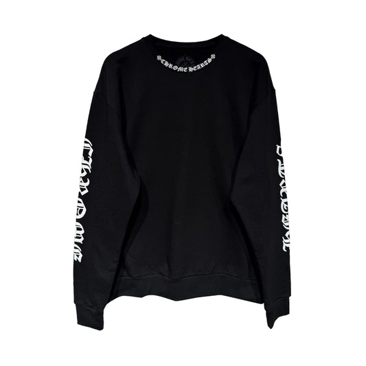 Chrome Hearts Neck Logo Crewneck Sweatshirt