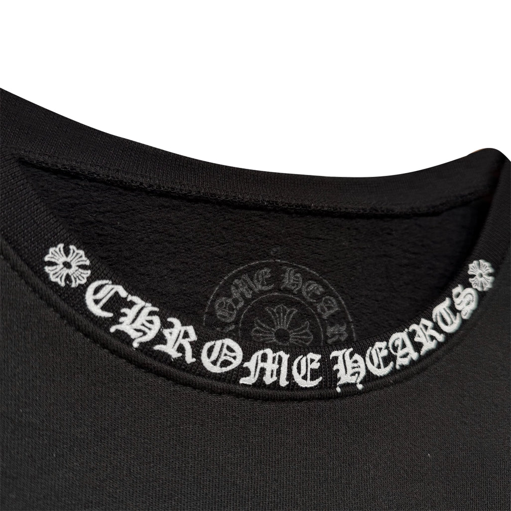 Chrome Hearts Neck Logo Crewneck Sweatshirt