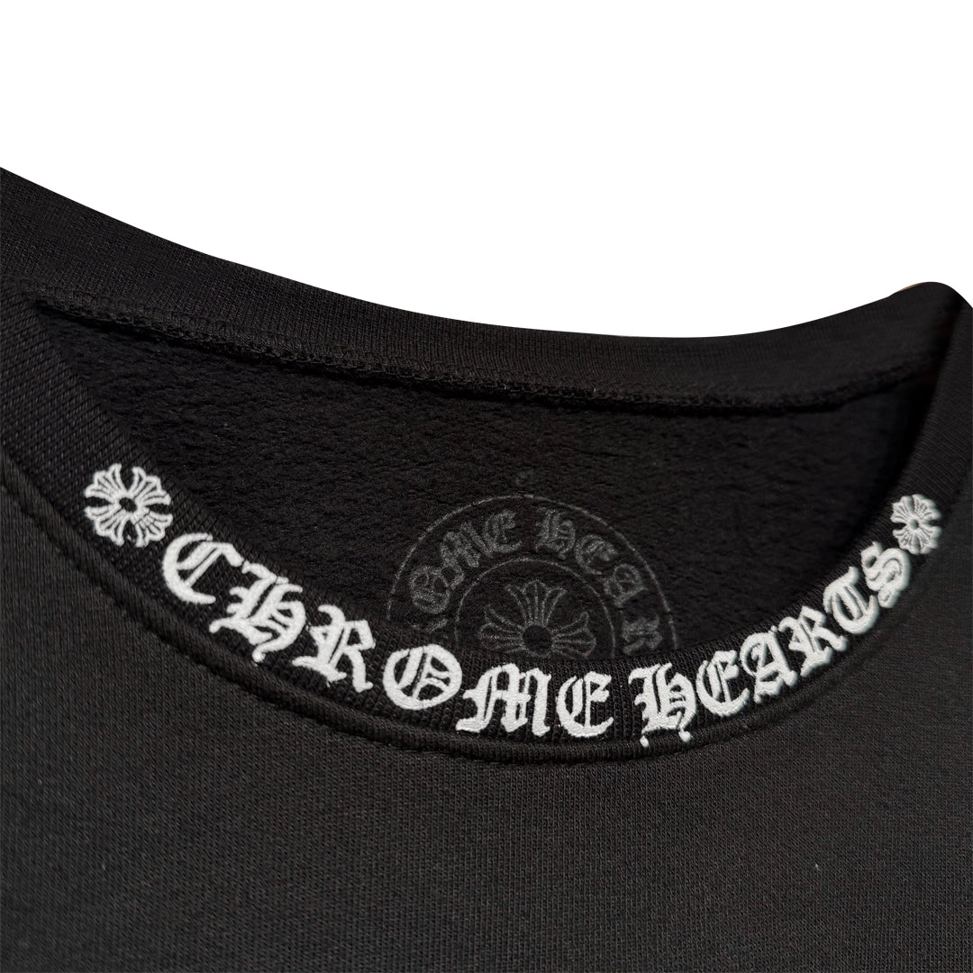 Chrome Hearts Neck Logo Crewneck Sweatshirt