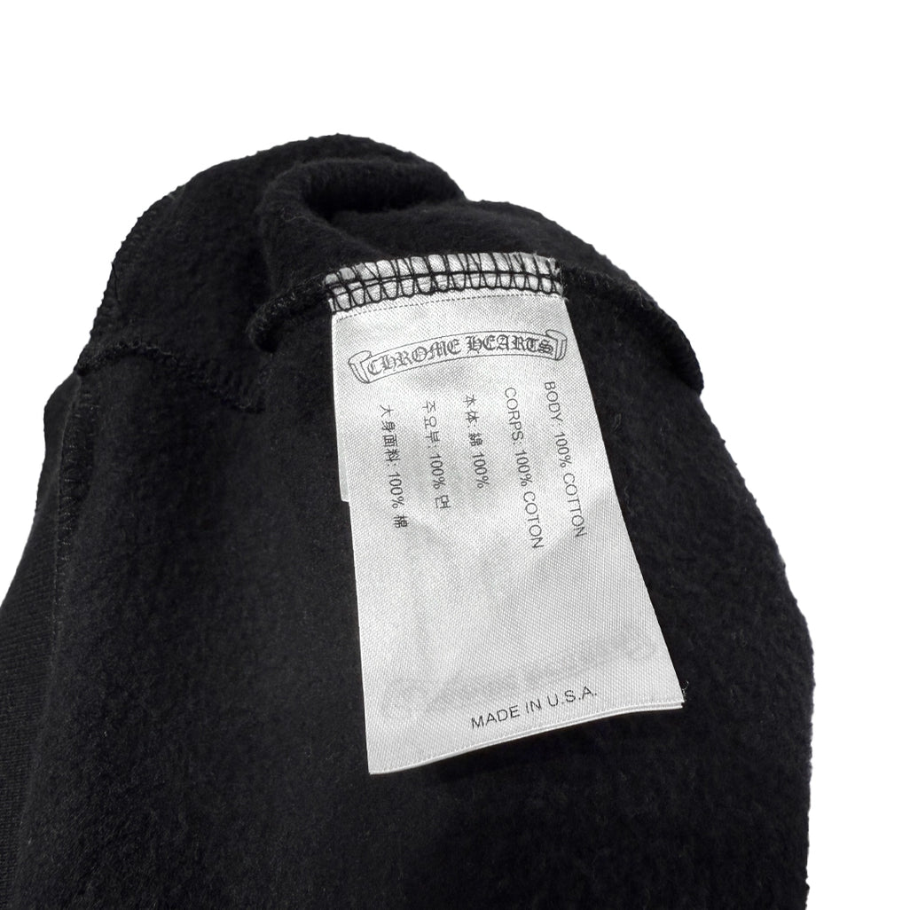 Chrome Hearts Scroll logo Hoodie Black/White