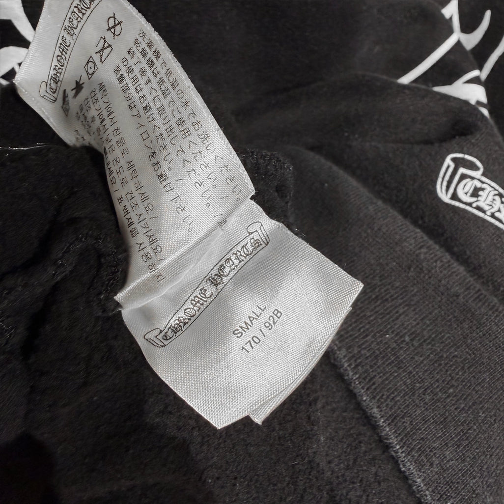 Chrome Hearts Floral Horseshoe Black Hoodie