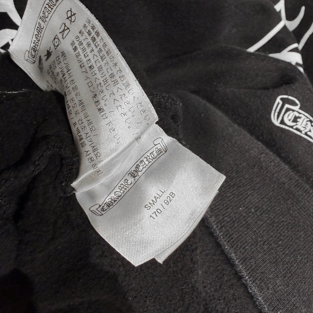 Chrome Hearts Floral Horseshoe Black Hoodie