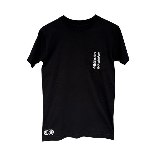 Chrome Hearts Triple Cross Pocket Black T-Shirt