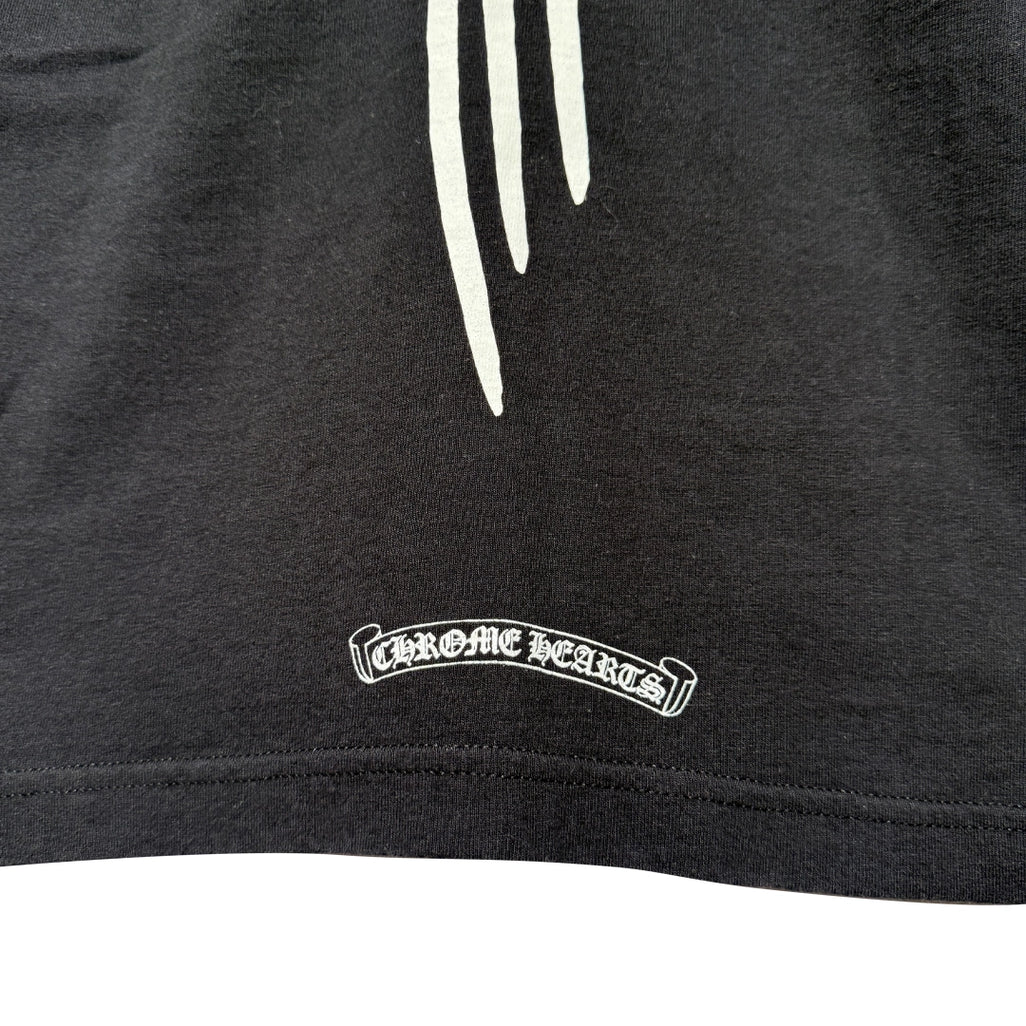 Chrome Hearts Triple Cross Pocket Black T-Shirt