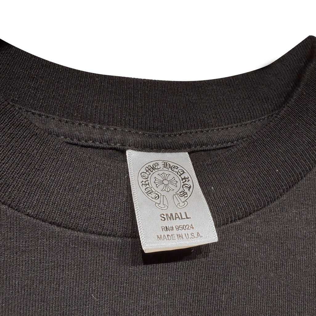 Chrome Hearts Triple Cross Pocket Black T-Shirt