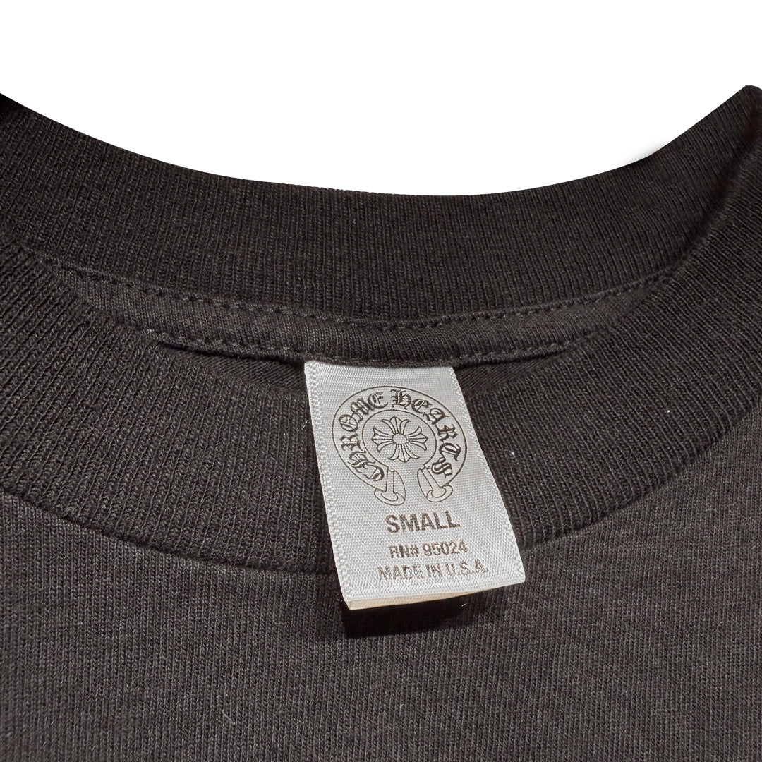 Chrome Hearts Triple Cross Pocket Black T-Shirt