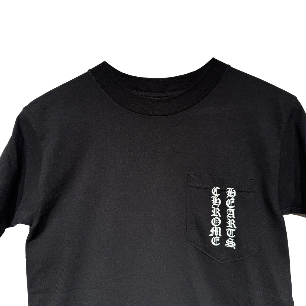Chrome Hearts Triple Cross Pocket Black T-Shirt