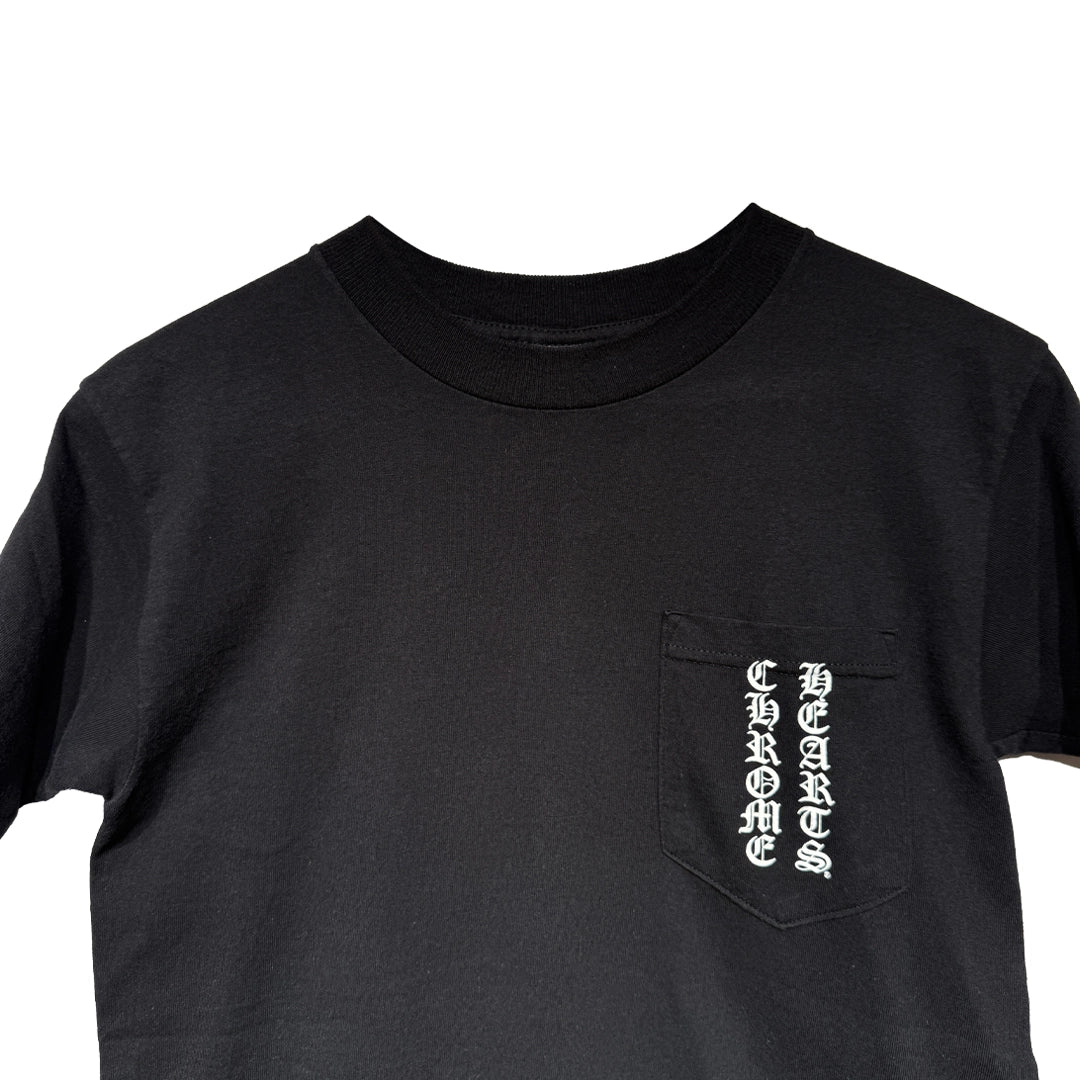 Chrome Hearts Triple Cross Pocket Black T-Shirt