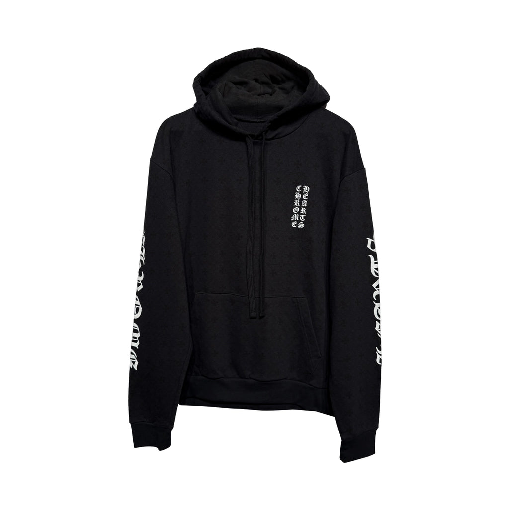 Chrome Hearts Plus Cross Allover Print Horseshoe Logo Hoodie