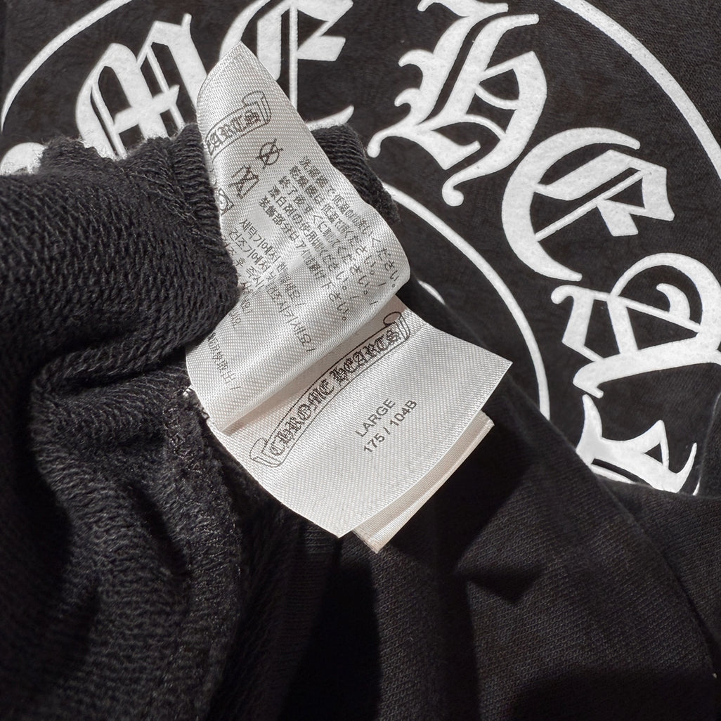 Chrome Hearts Plus Cross Allover Print Horseshoe Logo Hoodie