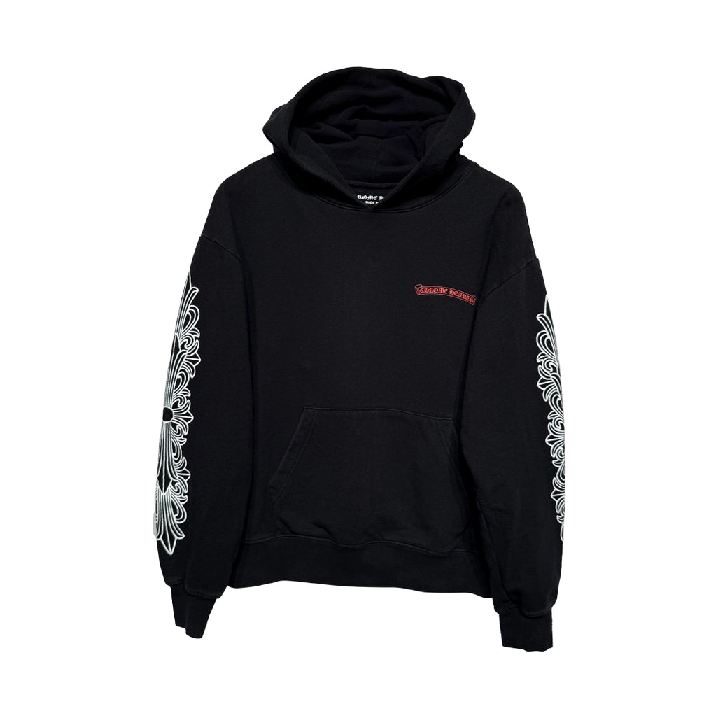 Chrome Hearts Matty Boy Chomper Floral Hoodie Black