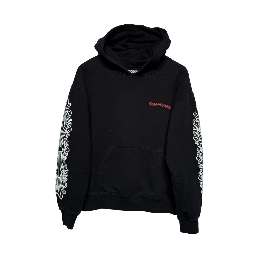 Chrome Hearts Matty Boy Chomper Floral Hoodie Black