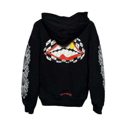 Chrome Hearts Matty Boy Chomper Floral Hoodie Black
