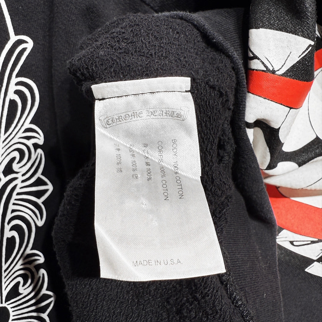 Chrome Hearts Matty Boy Chomper Floral Hoodie Black