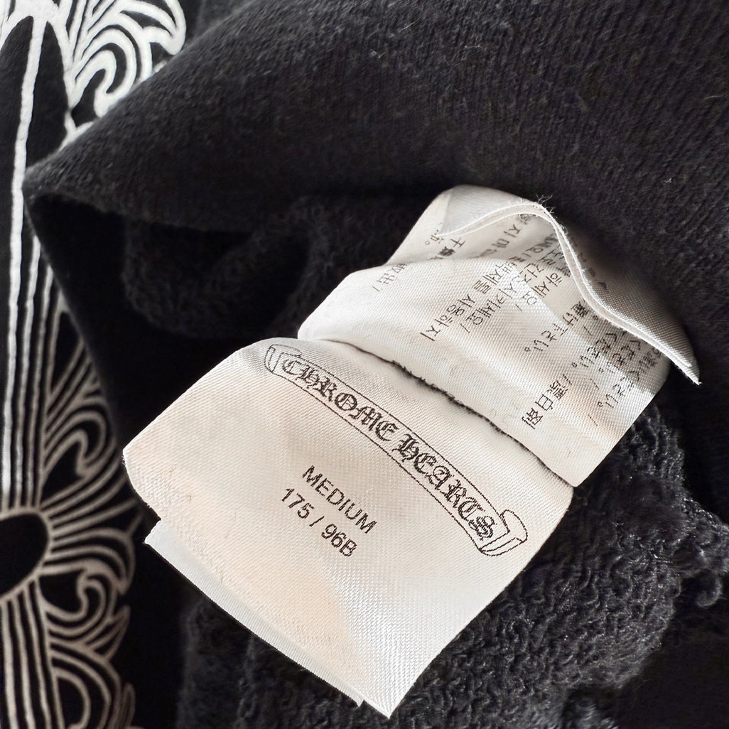 Chrome Hearts Matty Boy Chomper Floral Hoodie Black