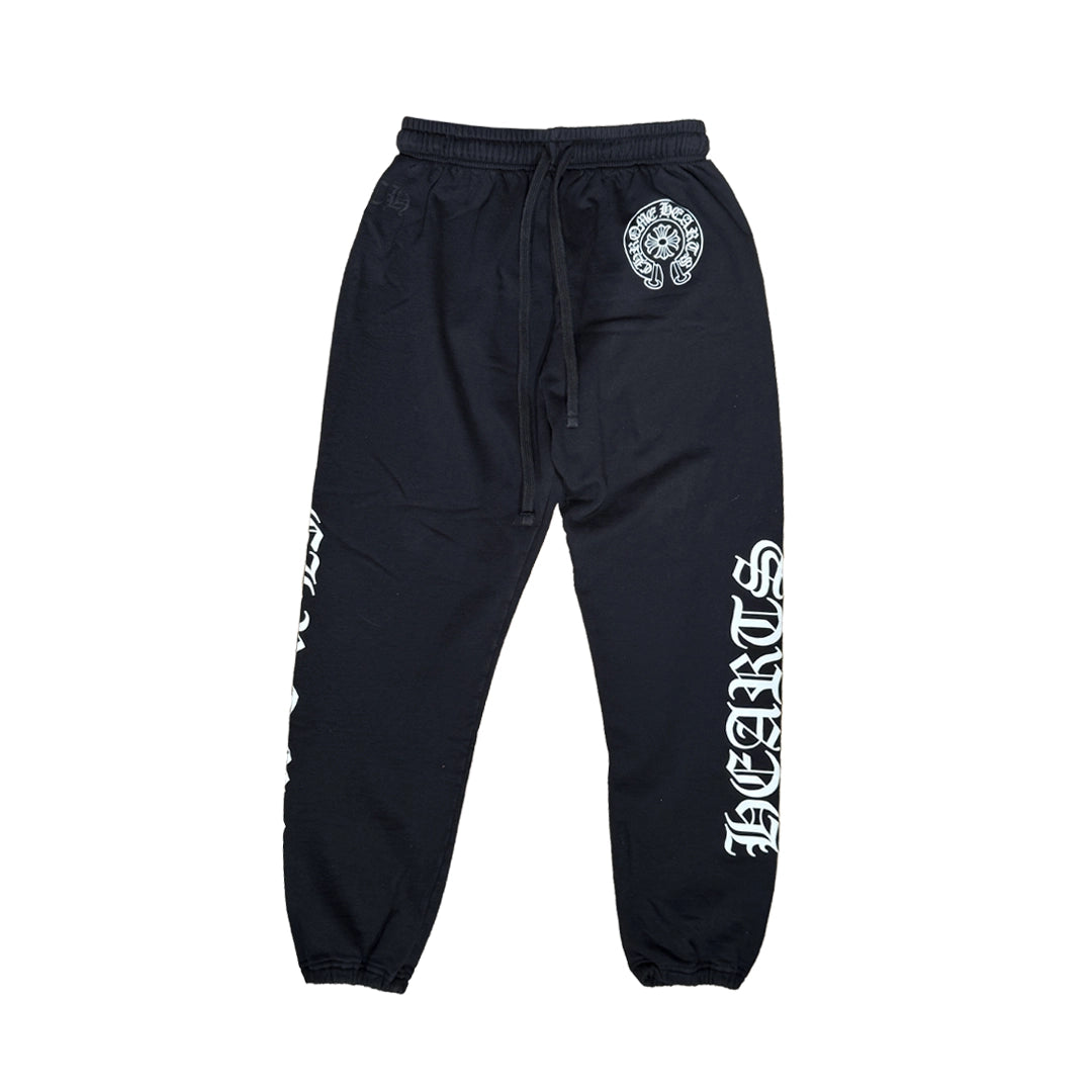 Chrome Hearts Horseshoe Logo Sweatpants Black