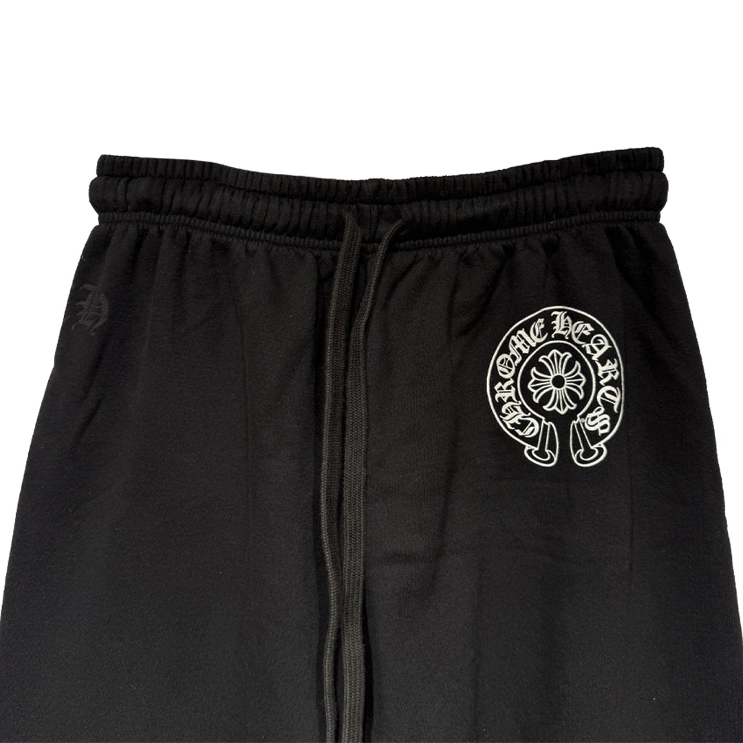 Chrome Hearts Horseshoe Logo Sweatpants Black
