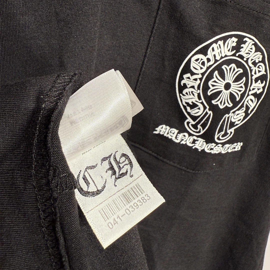 Chrome Hearts Manchester Horseshoe Black T-Shirt