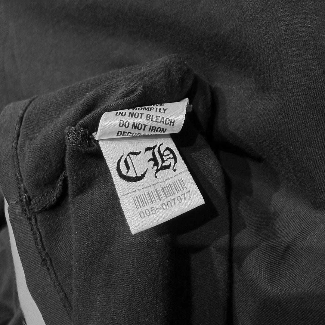 Chrome Hearts V-neck Fleur-de-lys Black T-Shirt