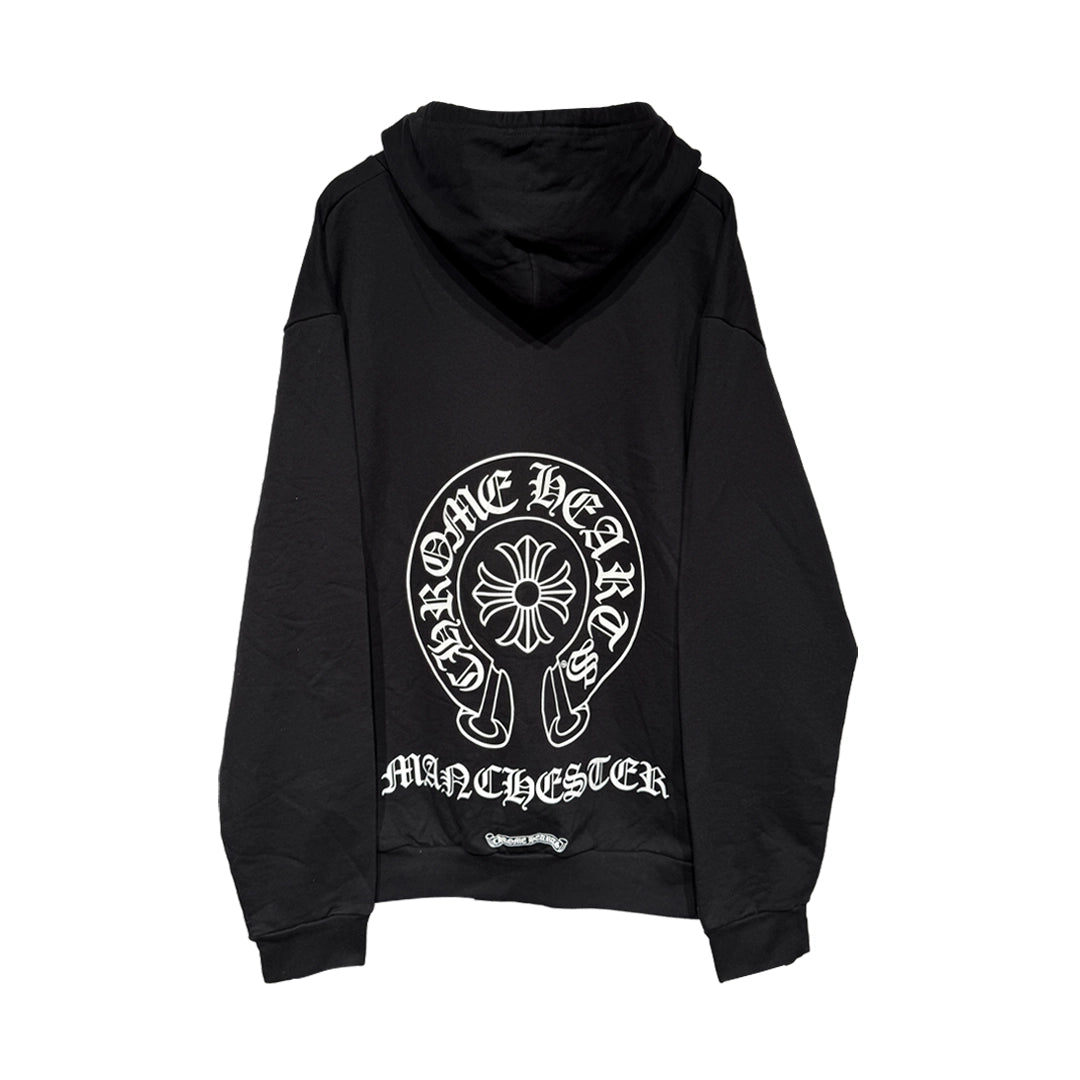 Chrome Hearts Manchester Black Horse Shoe Hoodie