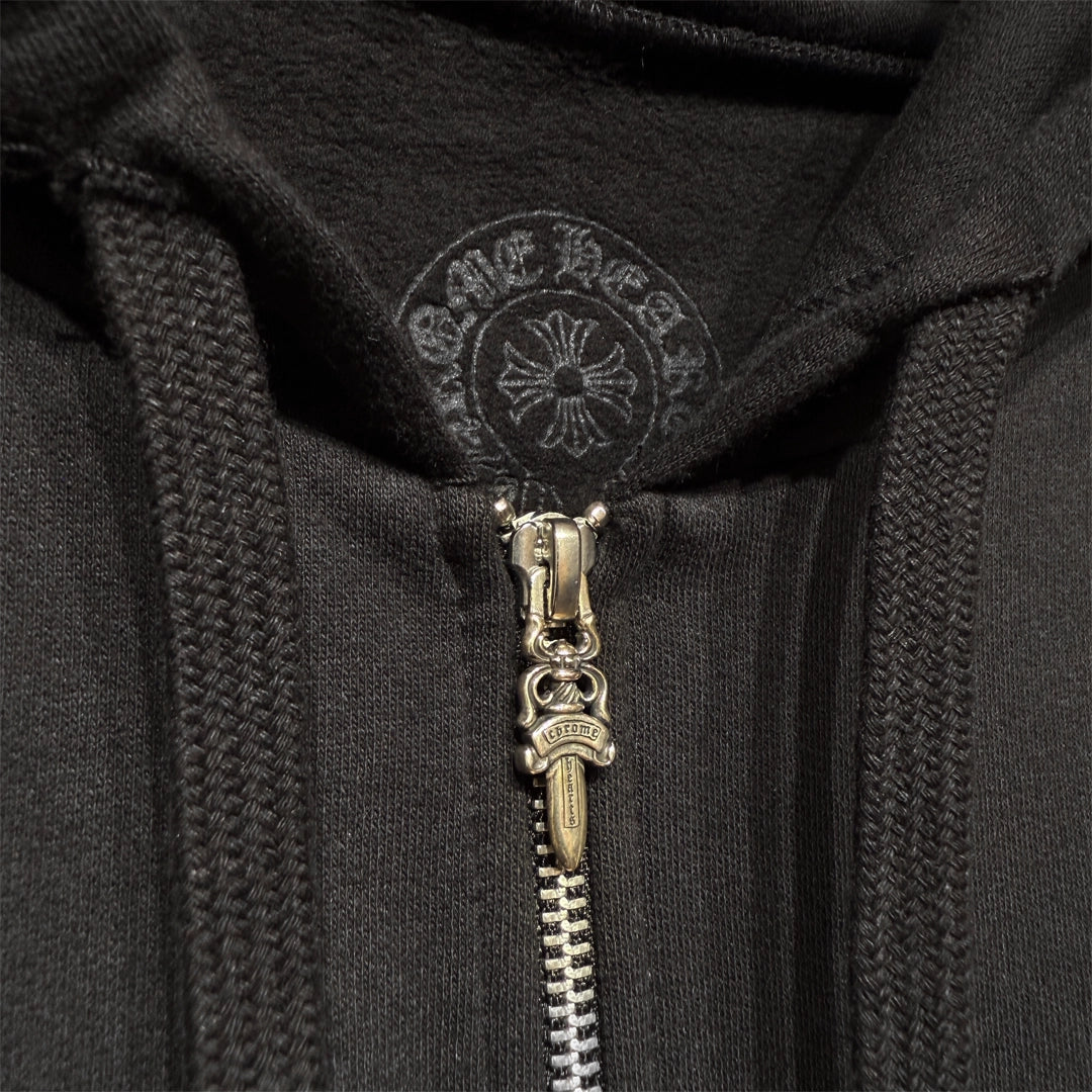 Chrome Hearts Manchester Black Horse Shoe Hoodie