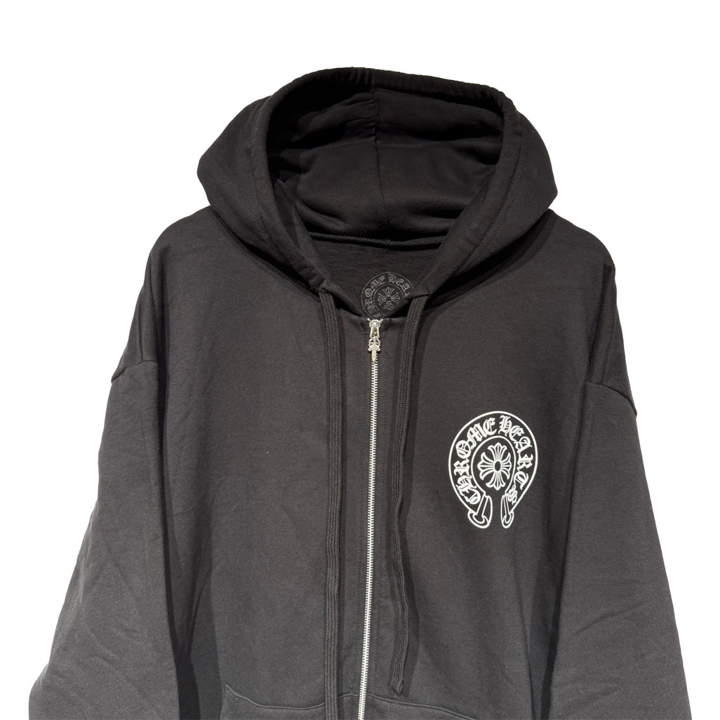 Chrome Hearts Manchester Black Horse Shoe Hoodie