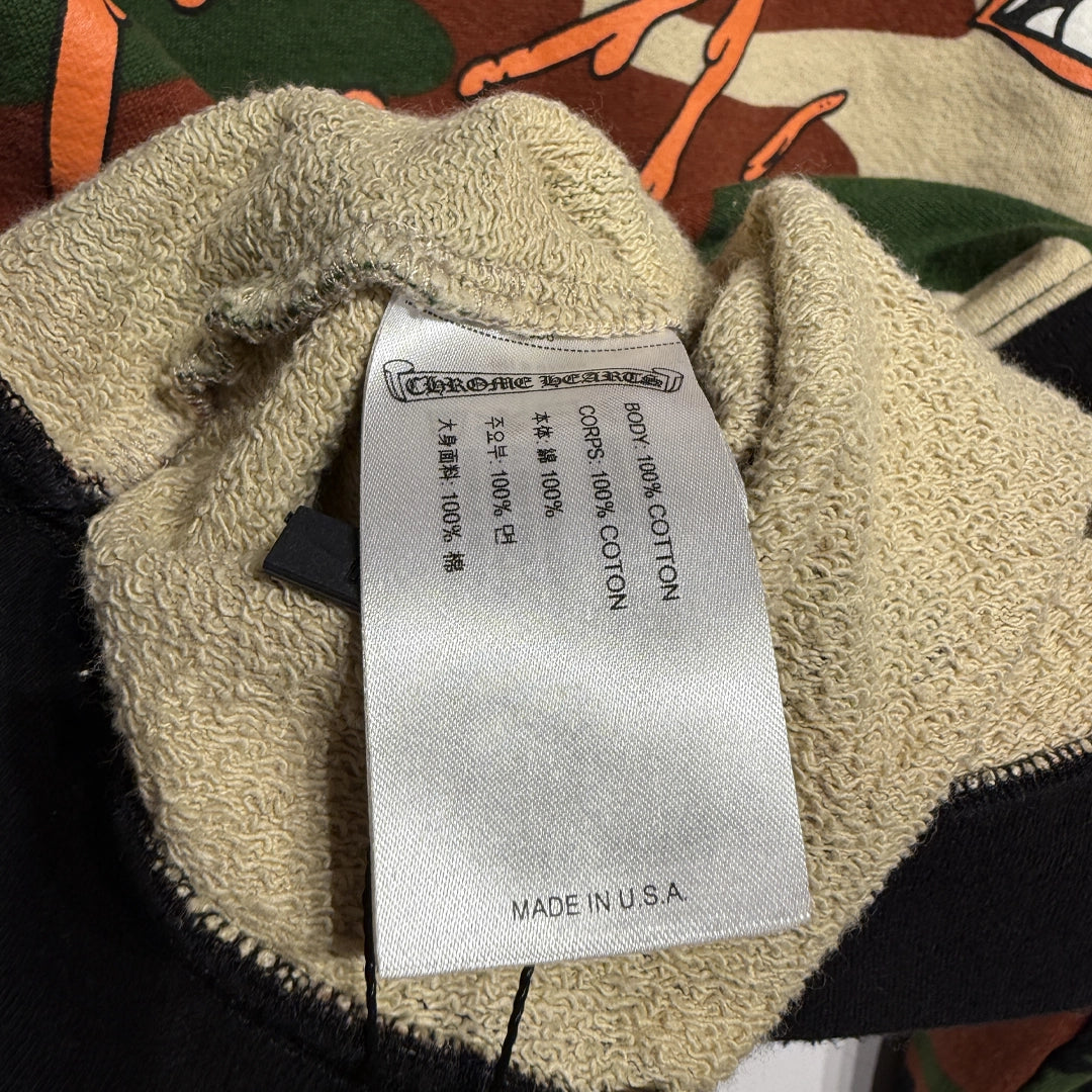 Chrome Hearts Matty Boy Camo Caution Crewneck