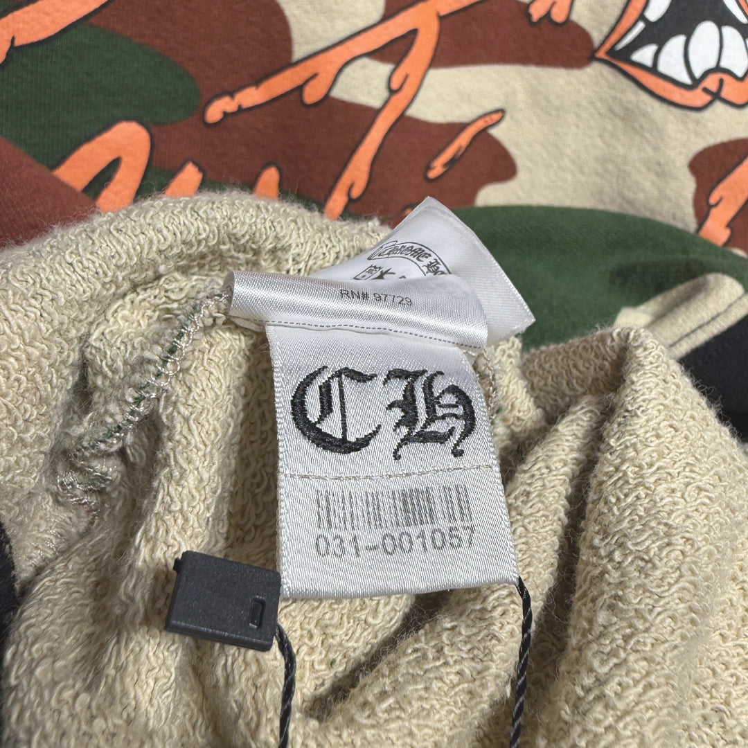 Chrome Hearts Matty Boy Camo Caution Crewneck