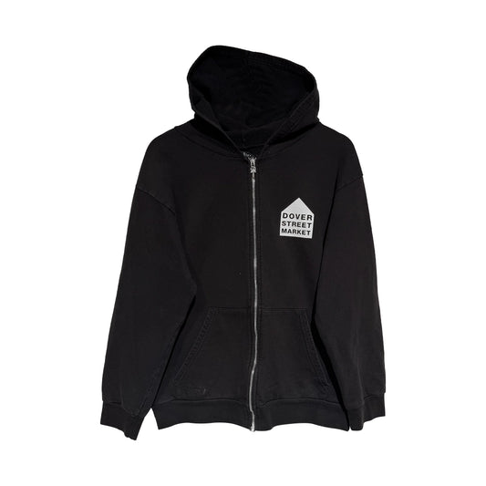 Chrome Hearts x Dover Street Market Zip-Up Hoodie Black/White