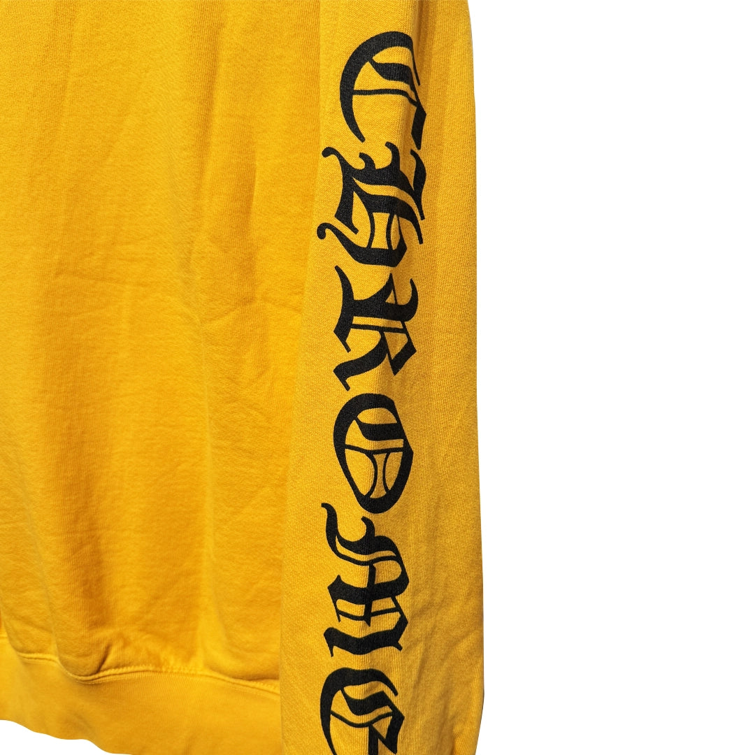 Chrome Hearts Vertical Logo Hoodie Orange