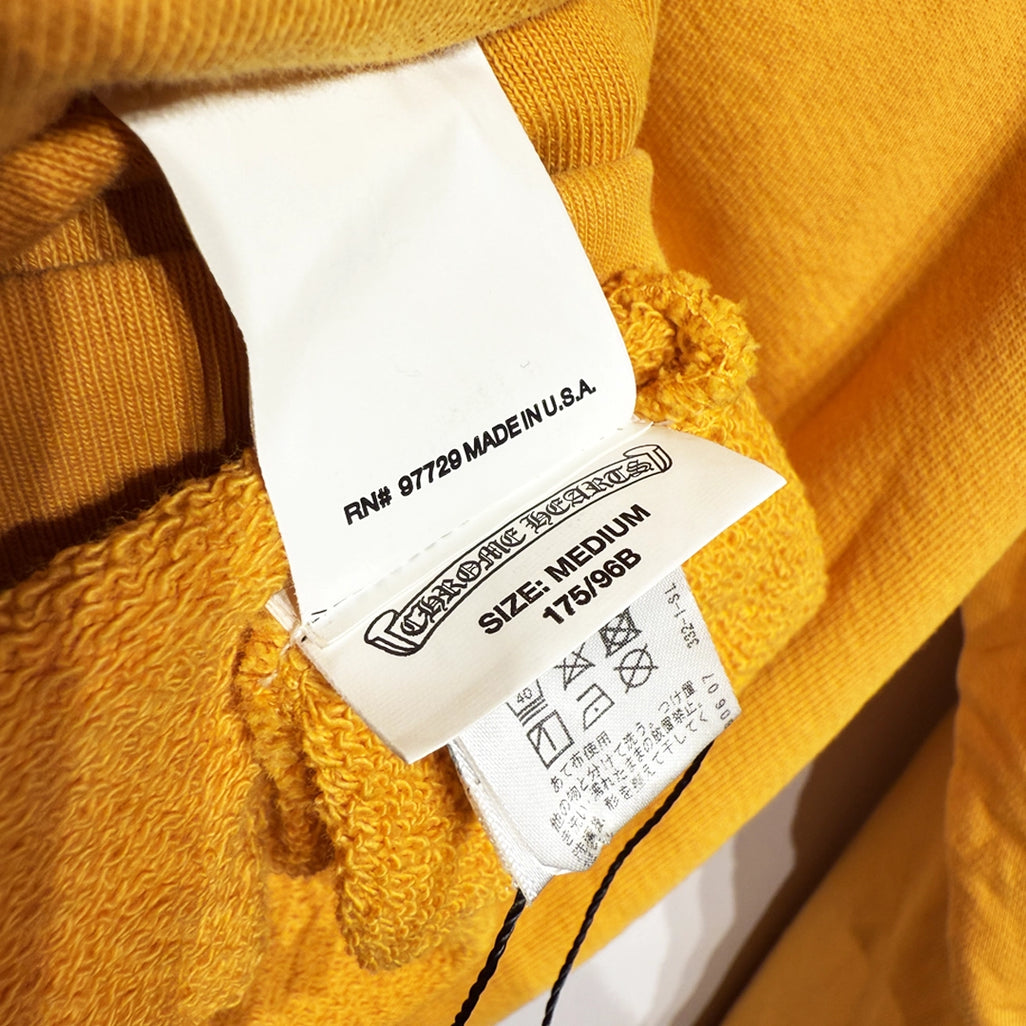 Chrome Hearts Vertical Logo Hoodie Orange