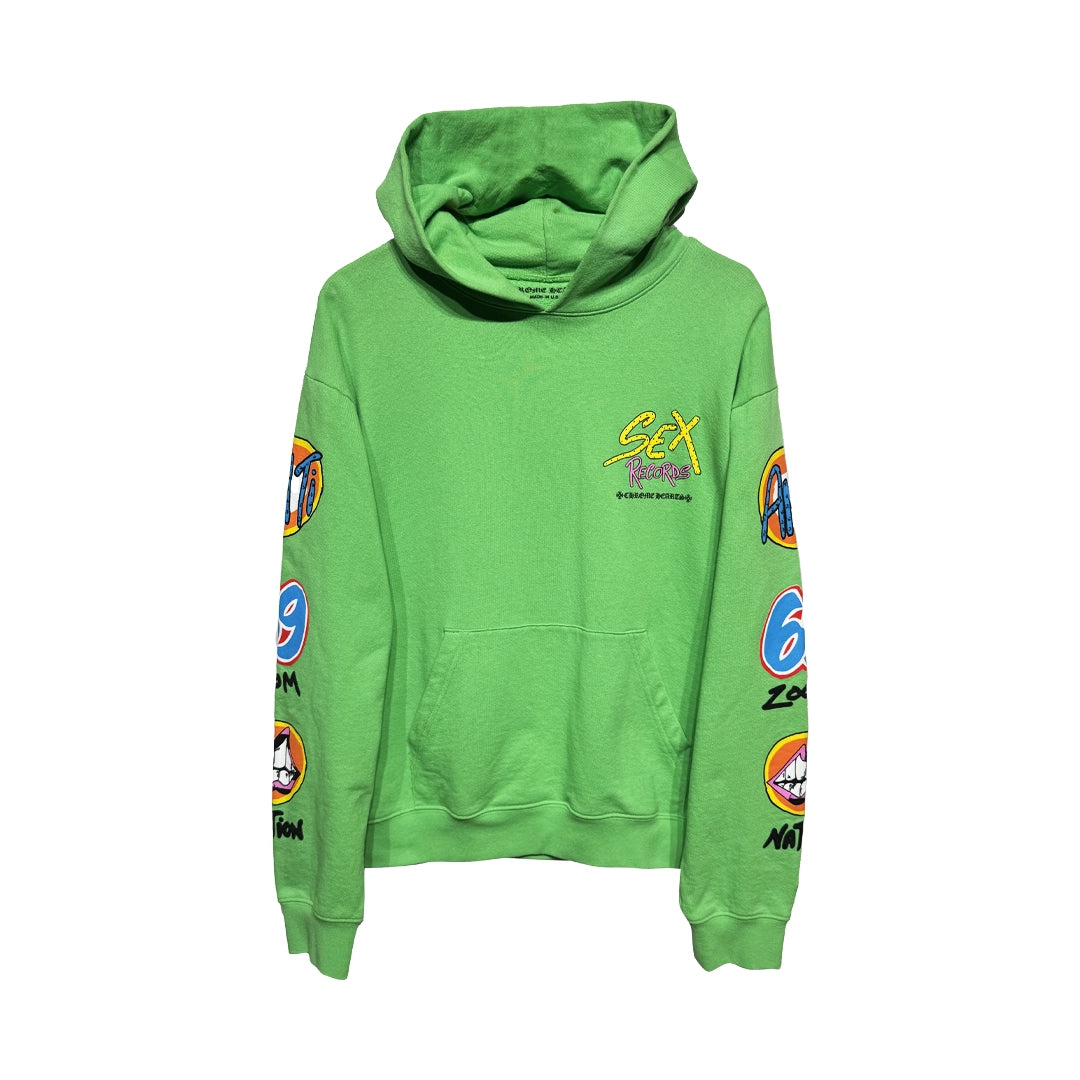 Chrome Hearts Matty Boy Green Sex records Hoodie