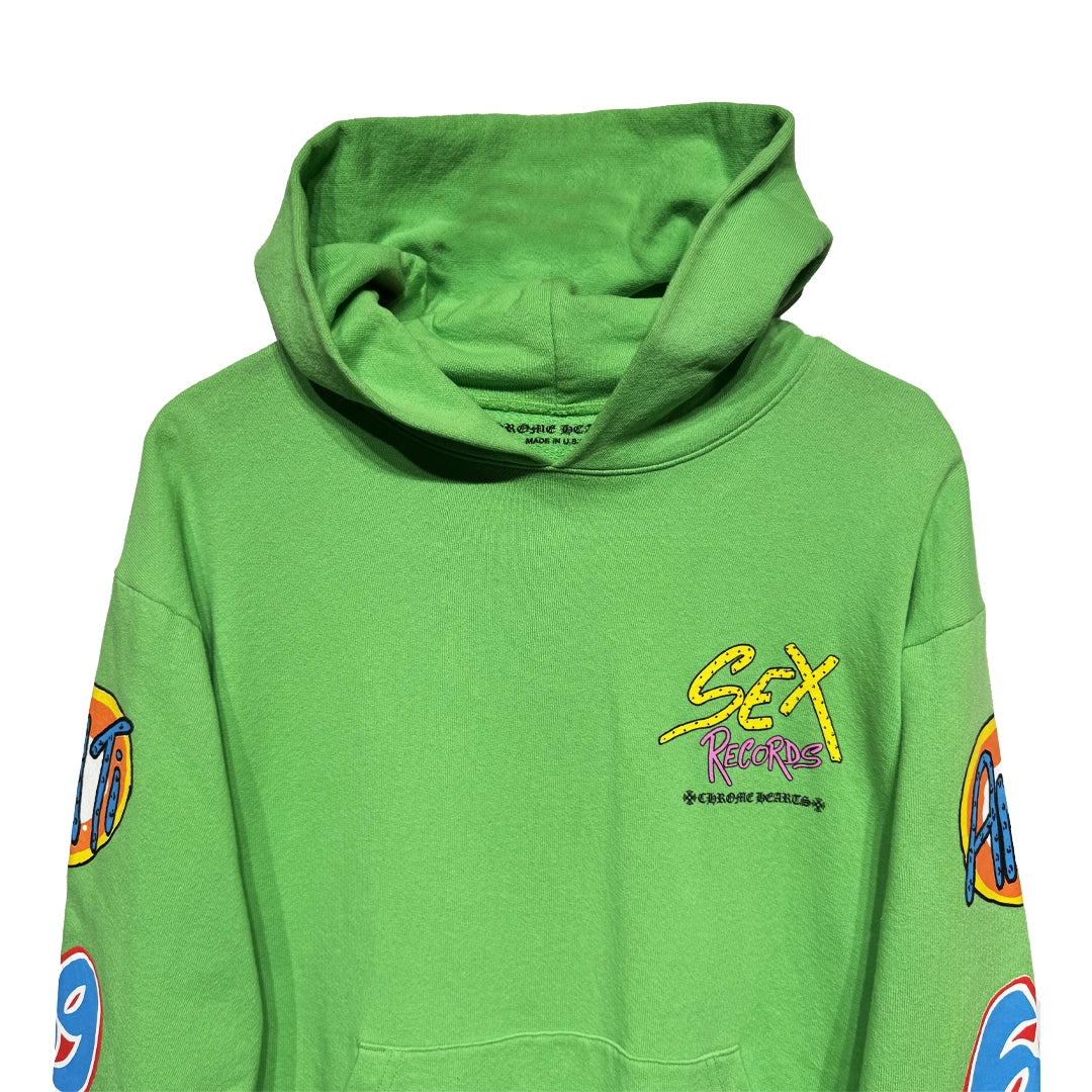 Chrome Hearts Matty Boy Green Sex records Hoodie