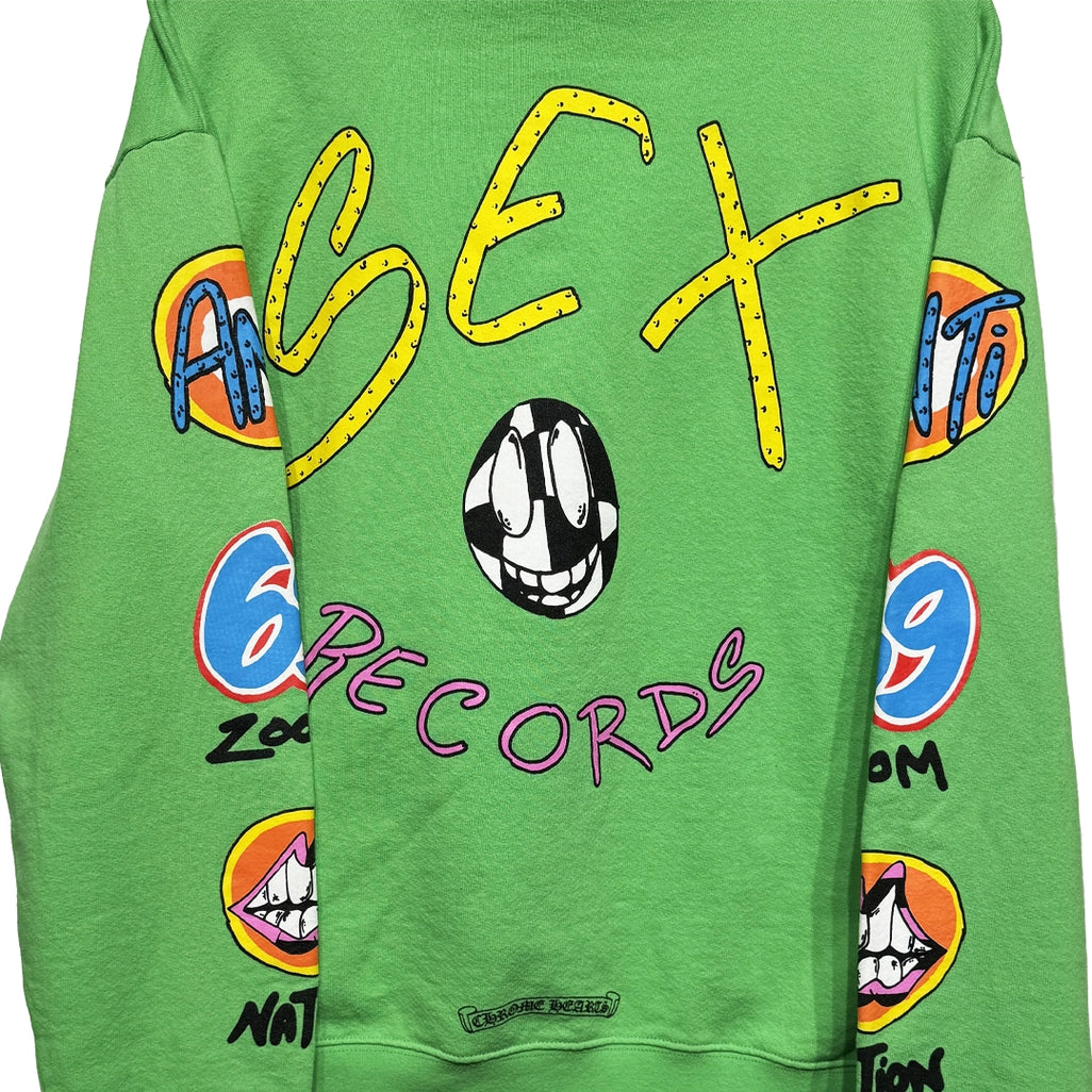 Chrome Hearts Matty Boy Green Sex records Hoodie