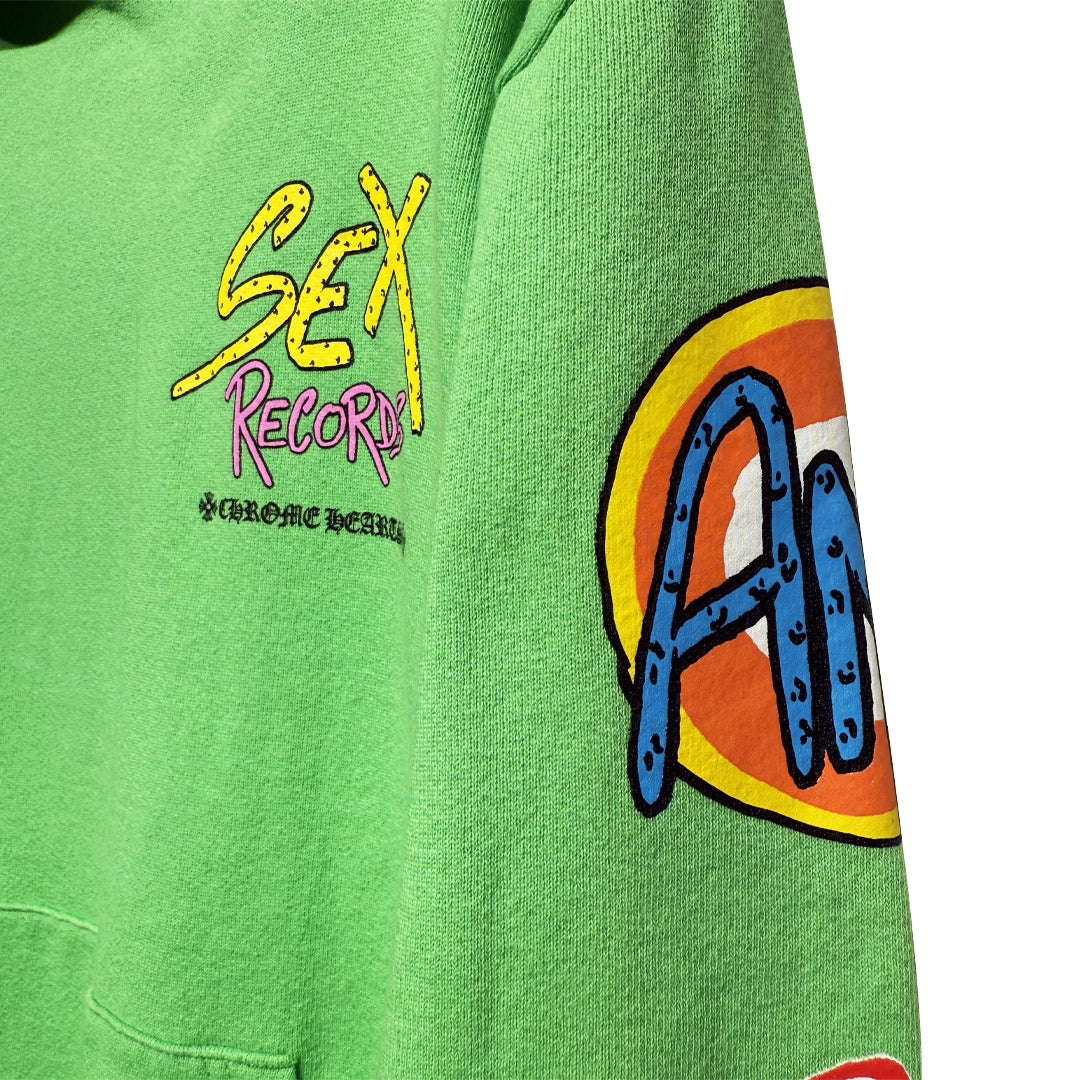 Chrome Hearts Matty Boy Green Sex records Hoodie