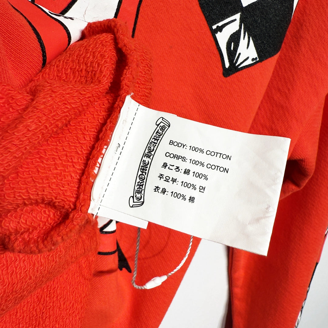 Chrome Hearts Matty Boy Chomper Red Sweatshirt