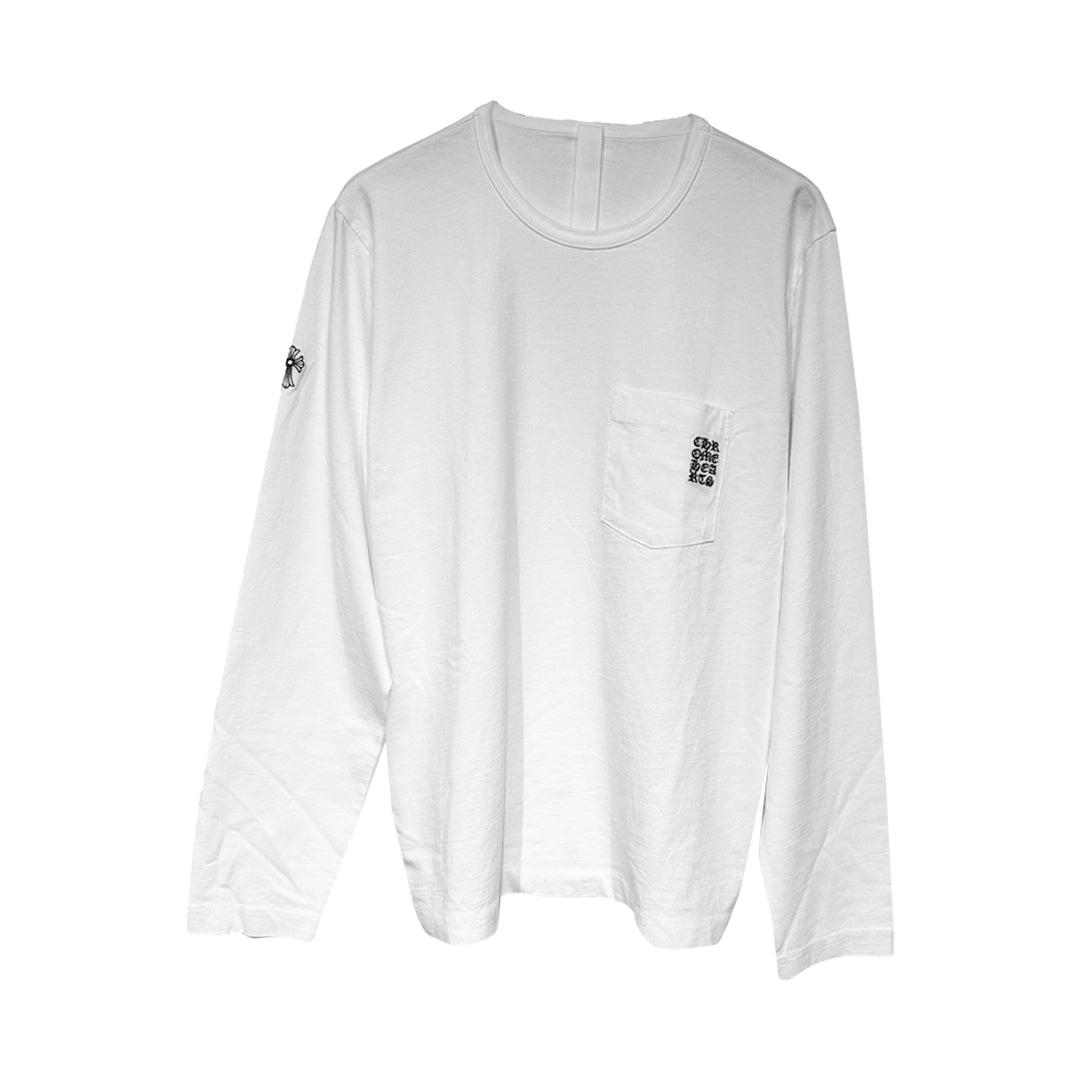 Chrome Hearts GRP Y Not  Light Work Long Sleeve T-Shirt White
