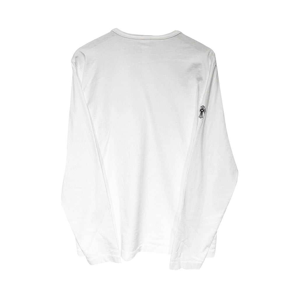 Chrome Hearts GRP Y Not  Light Work Long Sleeve T-Shirt White