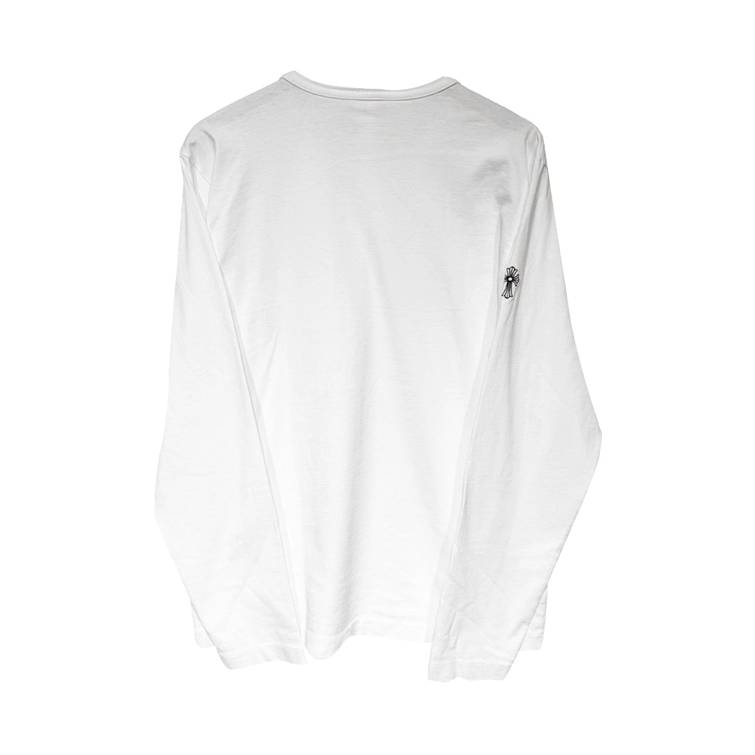 Chrome Hearts GRP Y Not  Light Work Long Sleeve T-Shirt White