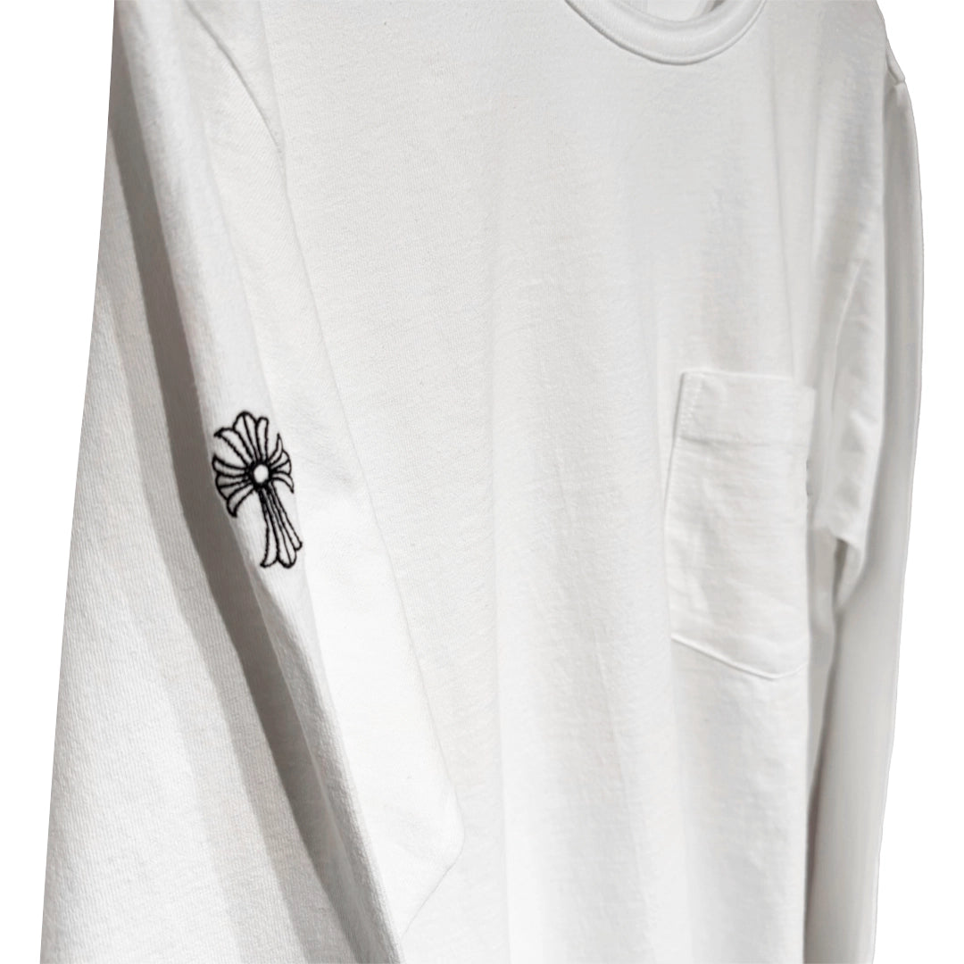 Chrome Hearts GRP Y Not  Light Work Long Sleeve T-Shirt White