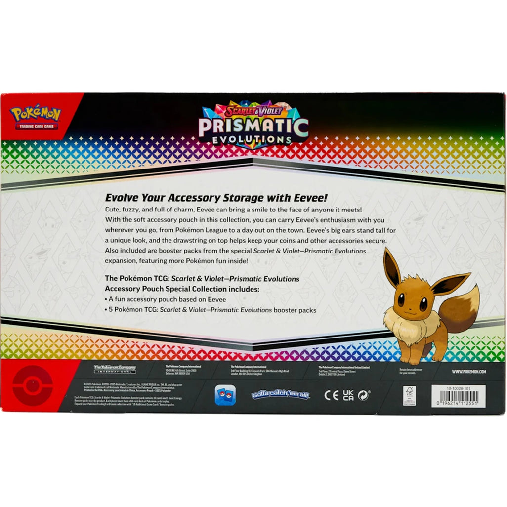 Pokemon Prismatic Evolutions Accessory Pouch - 2