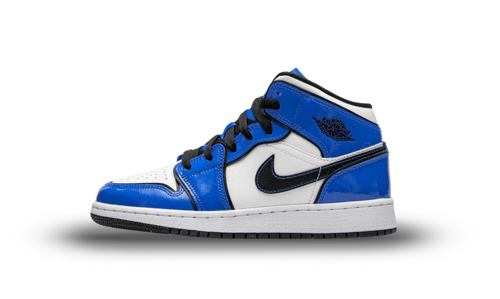 Air Jordan 1 Mid Signal Blue GS